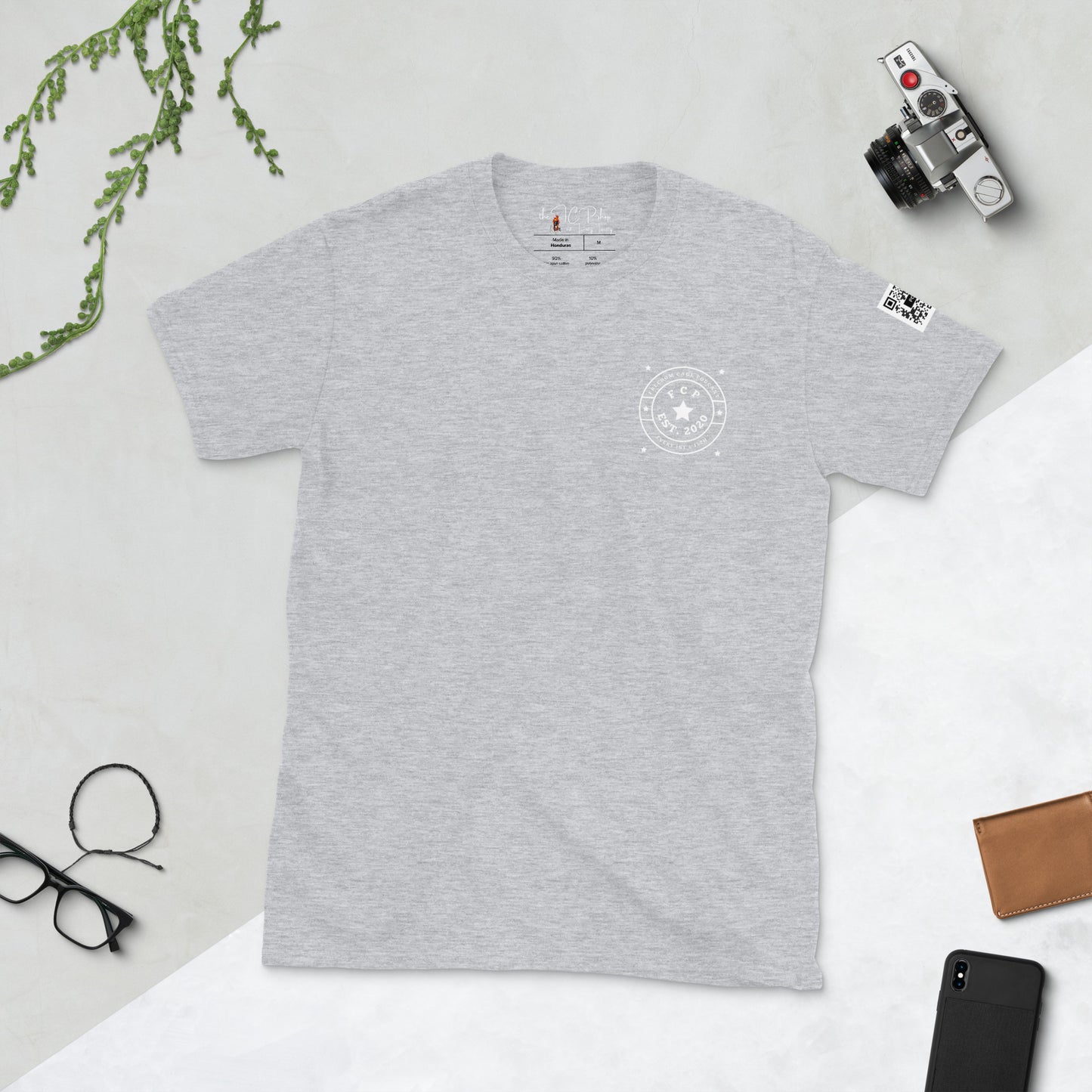 Men's S/S Crew T-Shirt (Front Pocket Crest w. Logo on Back)