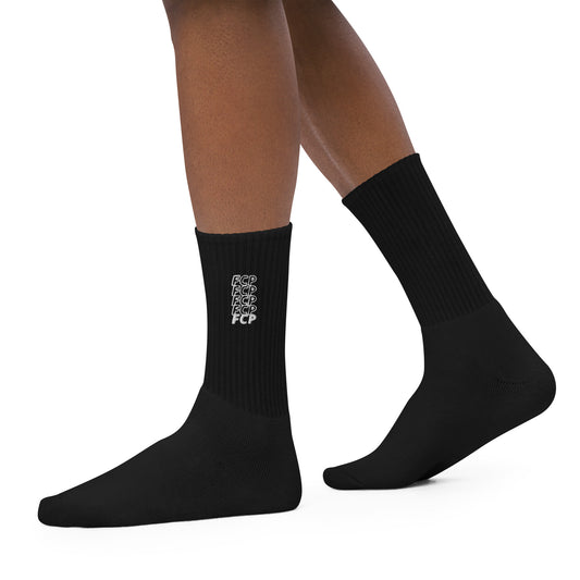 Unisex FCP Stack Logo Embroidered Socks