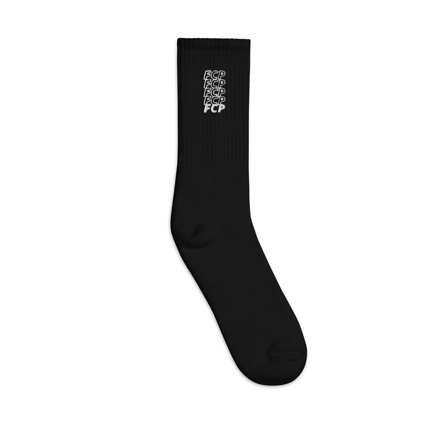 Unisex FCP Stack Logo Embroidered Socks