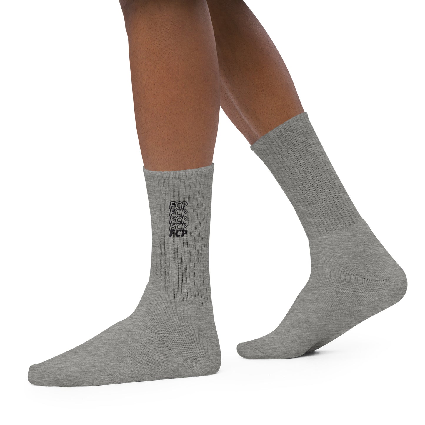 Unisex FCP Stack Logo Embroidered Socks