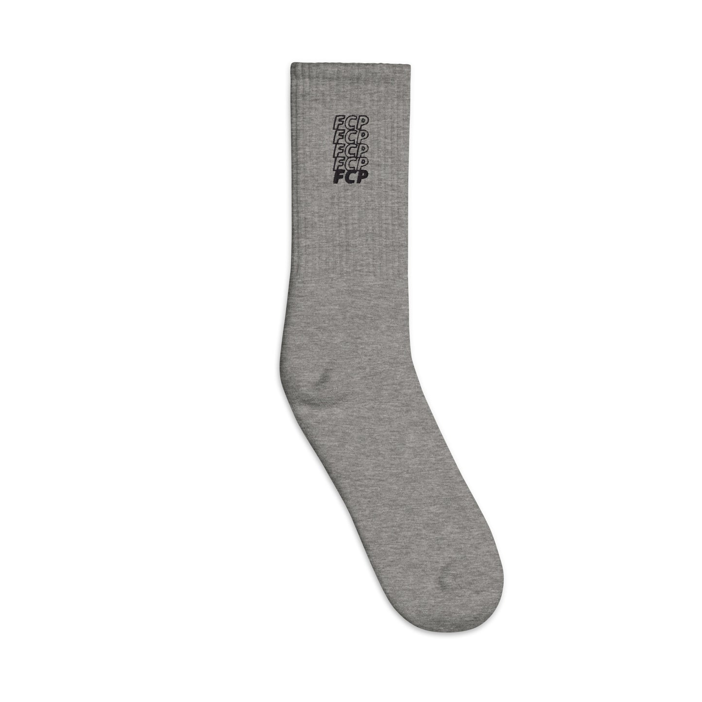 Unisex FCP Stack Logo Embroidered Socks