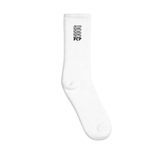 Unisex FCP Stack Logo Embroidered Socks