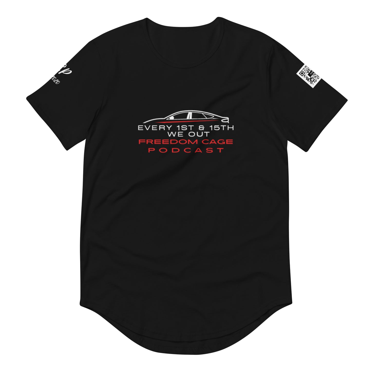 Men's S/S Crew & Curved Hem (FCP Race Car Logo) T-Shirt