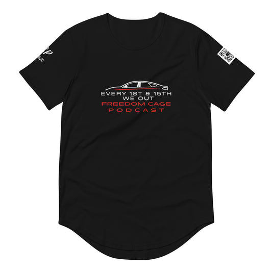 Men's S/S Crew & Curved Hem (FCP Race Car Logo) T-Shirt