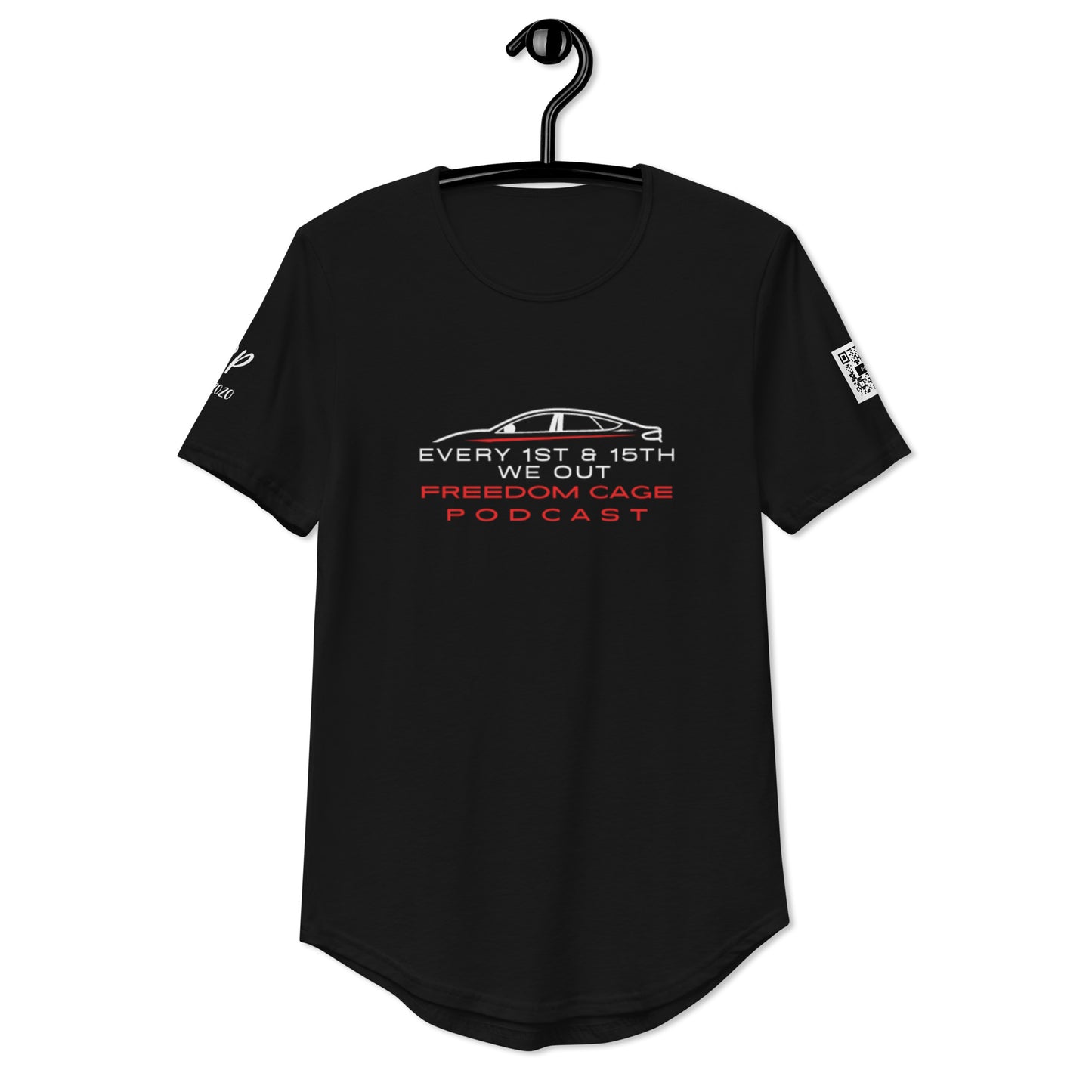 Men's S/S Crew & Curved Hem (FCP Race Car Logo) T-Shirt