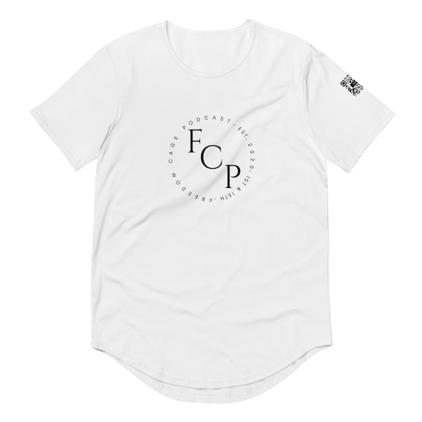 Men's S/S Crew & Curved Hem (FCP Circle Logo) T-Shirt