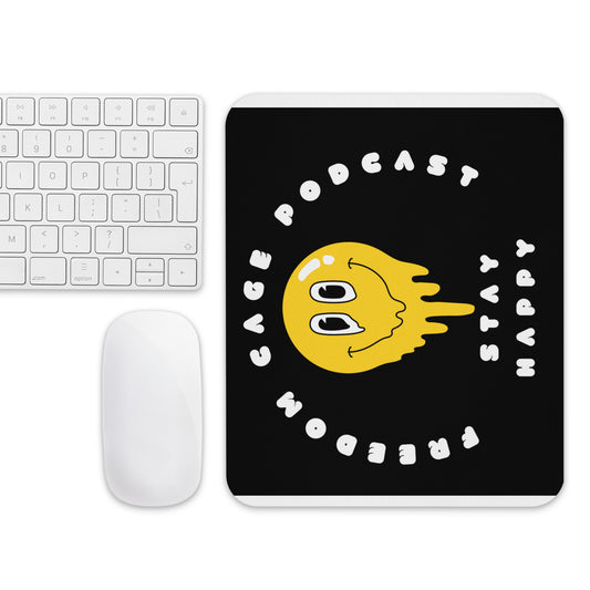 FCP Stay Happy Logo Mouse Pad