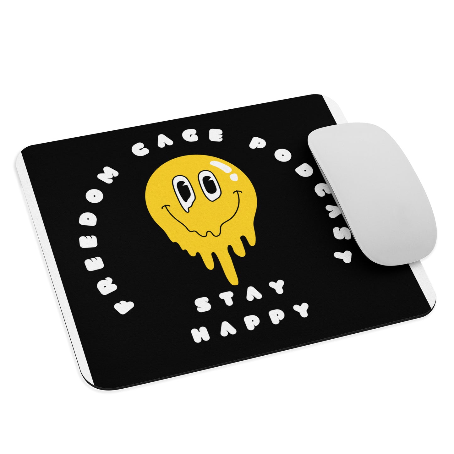 FCP Stay Happy Logo Mouse Pad