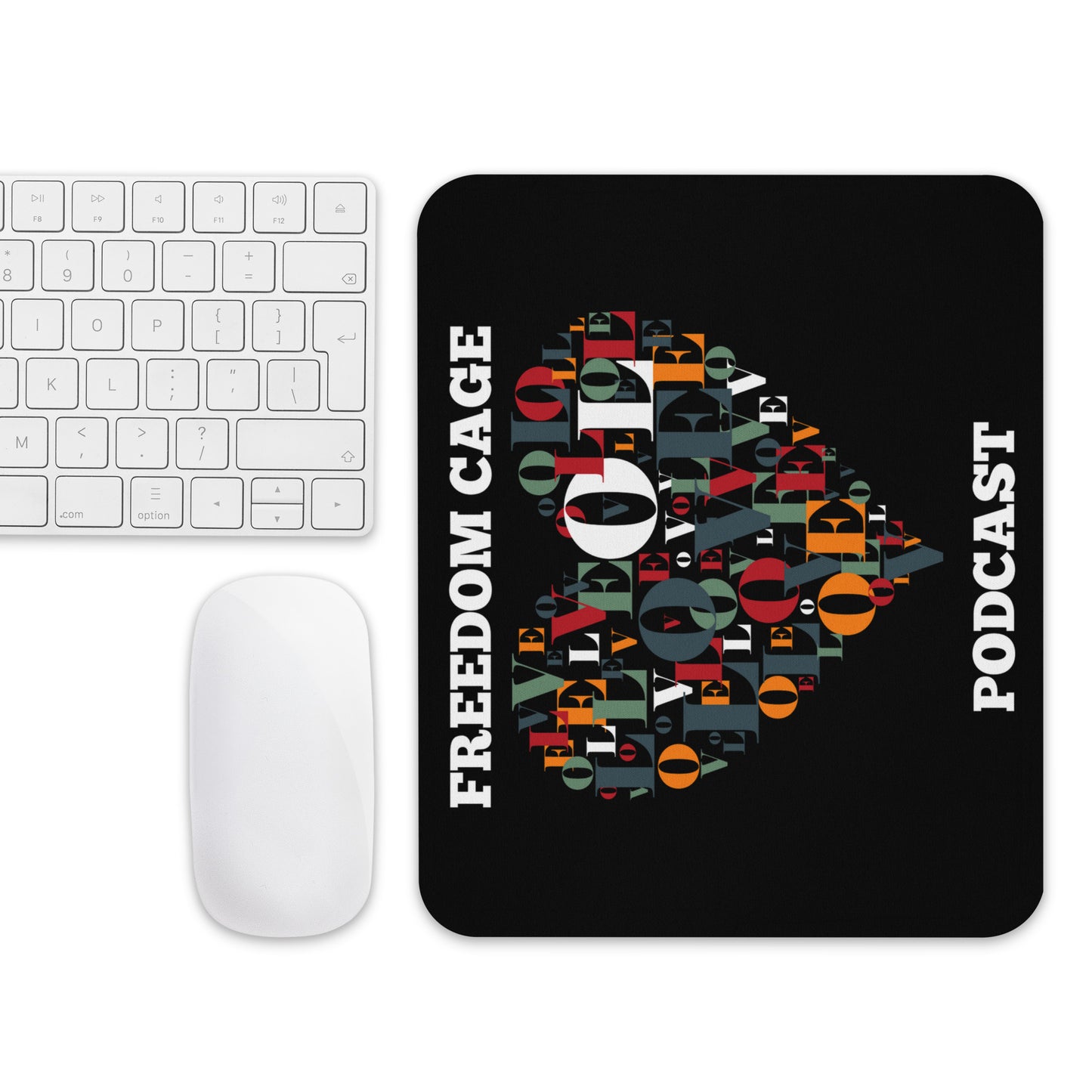 FCP Heart Logo Mouse Pad