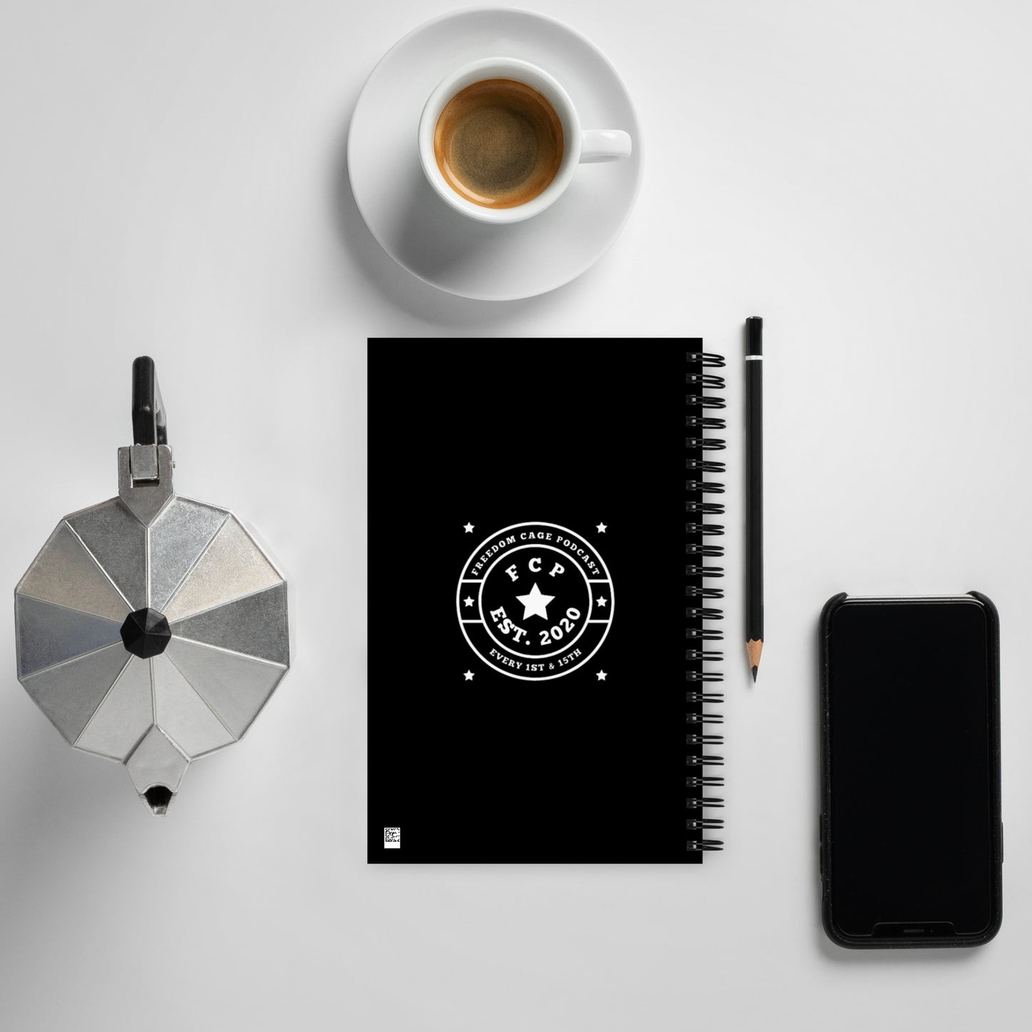 FCP OG Logo w. Script Spiral Notebook