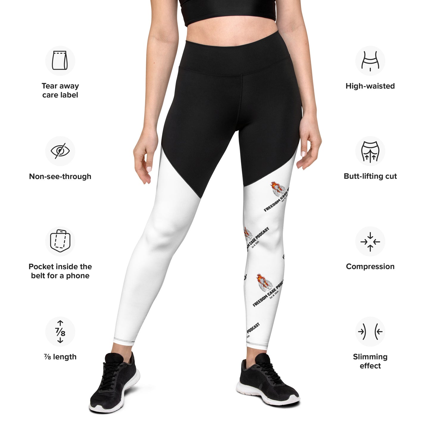 Women's FCP OG Logo Split Color Leggings