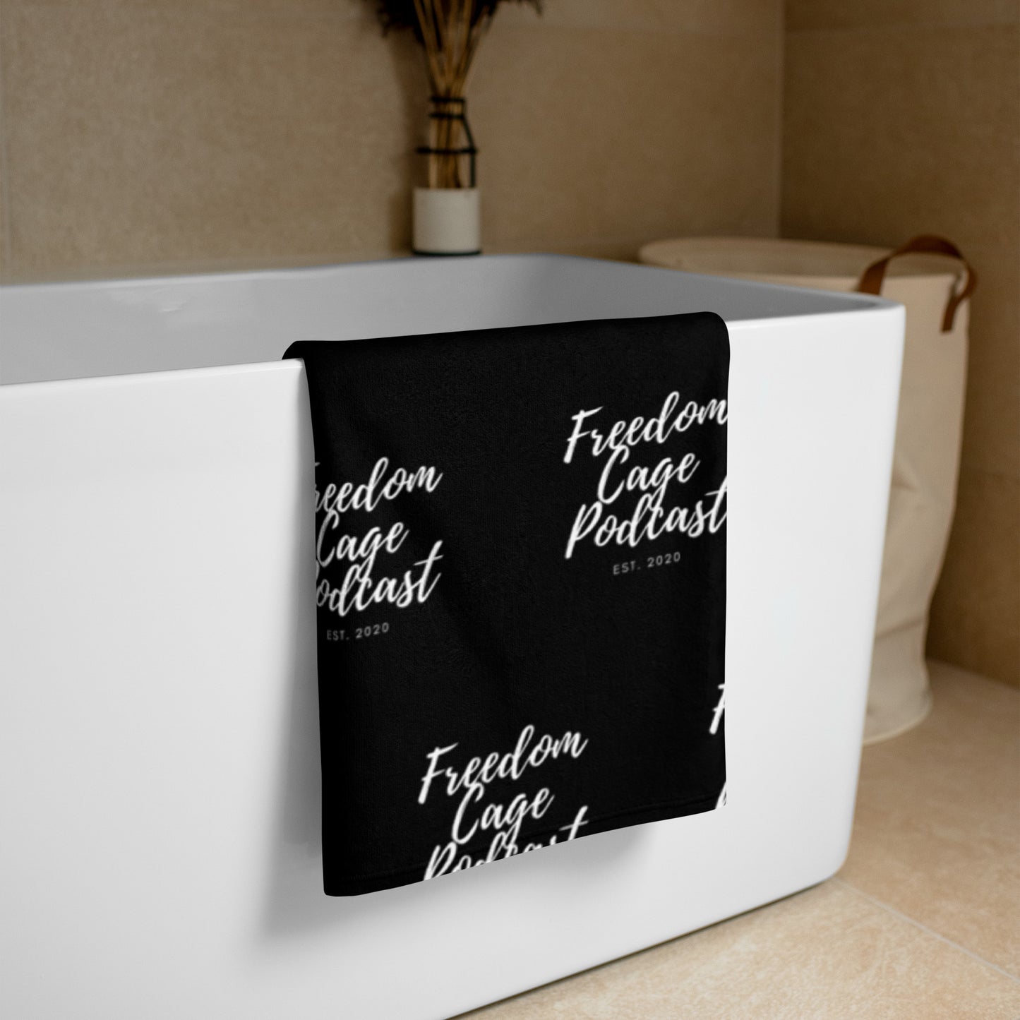 FCP Script Logo Bath Towel