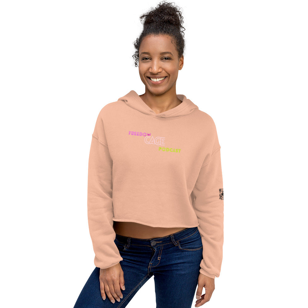 Women's FCP Retro Stack Logo Crop Hoodie