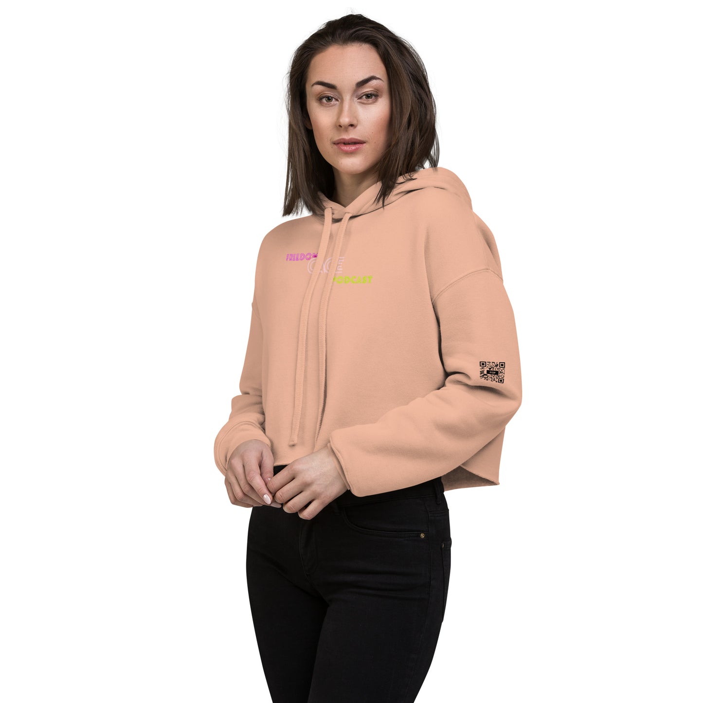 Women's FCP Retro Stack Logo Crop Hoodie